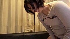 whoa this amateur japanese wife gets creampied by a shy guy right in front of her hubby 😈