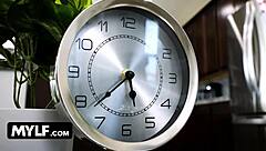 Blonde milf pornstar dives into risky dating parody with deepthroat blowjob and cowgirl riding