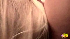 oh man, those blonde and brunette lez chicks start with gentle kisses in bed then dive into hot toy play