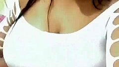 venezolana in lima gets her big natural tits licked in peruvian pussy action