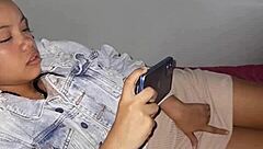 Finding stepsister watching porn leads to bet and bisexual blowjob