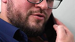 Belly reaches her first squirting orgasm during intense shaved pussy fingering and doggystyle fucking with Sam Frost in a passionate one-on-one session.