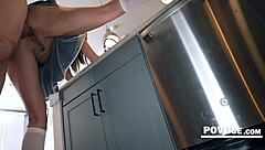 French maids are built different with big ass pov fucking in costumes