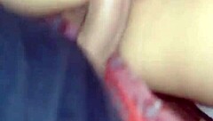 Colombian latina babe with big ass and tits enjoys dildo play until lover detonates her with intense action