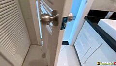 johntronx- this young thai milf in bodysuit craves my creampie after interracial doggystyle pounding