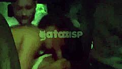 Casada Gives It to Macho Inside Car on Street While Cuckold Drives