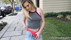 oh man, sweet czech babe crystal young gets pounded by that monster cock outdoors