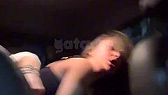 Casada Gives It to Macho Inside Car on Street While Cuckold Drives