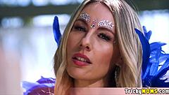 Hey stepson, why are we playing this weird game in my sexy angel costume?