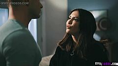 sexy best friends jane wilde and natalie knight spot nathan bronson stalking so they share his huge cock in hot threesome