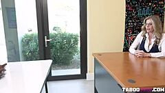 hot teacher fucking her student stepdad with big tits sex action