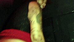 Slut Enjoys Gloryhole Gangbang