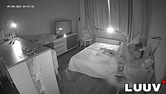 Young European couple shares intimate missionary sex in bedroom at 5 am, feeling all the passion and connection
