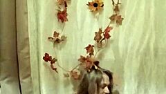 i feel so exposed and thrilled as french housewife slave f celebrates autumn with dildo play and maledom humiliation in homemade pov orgasm