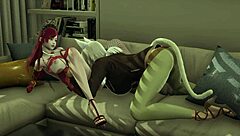 Watch Mush-Oku Tensei Hilda And Ghislaine In Futa Scene!