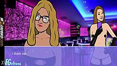 I remember that wild night at the strip club with dancing and games.