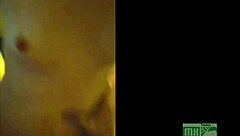 Mexican college slut rides big cock until squirting then licks balls for cum after banana play