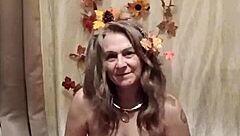 i feel so exposed and thrilled as french housewife slave f celebrates autumn with dildo play and maledom humiliation in homemade pov orgasm