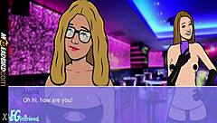 I remember that wild night at the strip club with dancing and games.