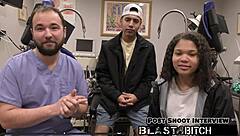 michelle anderson spreads her legs in missionary with gloves on getting a deep creampie from vibrator play