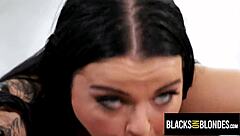 Curvy Payton Preslee takes monster cock creampie deep