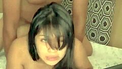 my stepsister and i shared a bedroom moment where she bent over for doggystyle fucking in pov style