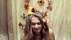 i feel so exposed and thrilled as french housewife slave f celebrates autumn with dildo play and maledom humiliation in homemade pov orgasm