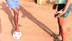 cameroonian footballer hints at bareback assfucking a spectator after can total 2021 match in unprecedented outdoor pov