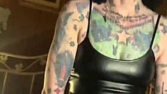 Milf Hotink4u Orgasms Hard Riding A Dildo With Wet Pussy And Piercing