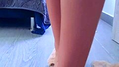 Horny Desi College Girl in Skirt Gives Sensual Massage Leading to Intense Orgasmic Masturbation