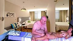 Preview of my house maid shows her big ass and natural tits in a close up with ball kicking and gaping while she moans outdoors