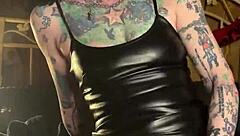 Milf Hotink4u Orgasms Hard Riding A Dildo With Wet Pussy And Piercing