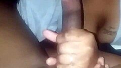 milf sucking up that big black monster cock with sloppy ebony blowjob skills