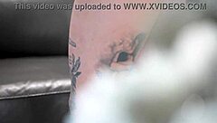 Pretty babe Indica Marie teases in lingerie and bra backstage. She preps for her wild double penetration shoot with rough striptease.