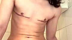 oh wow, i'm bouncing hard on my dildo until i moan and get all wet.