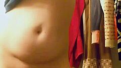 19yo Scarlet Dances Close Up For The Camera In Homemade Petite Redhead Style