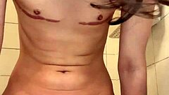 oh wow, i'm bouncing hard on my dildo until i moan and get all wet.