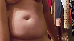 19yo Scarlet Dances Close Up For The Camera In Homemade Petite Redhead Style