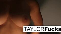 Taylor Vixen Masturbates In Hotel Room With Big Tits And Pussy Exposed