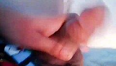 the trans girl decides to go solo, exploring her body in a quiet moment of self-pleasure.