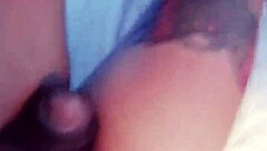 the trans girl decides to go solo, exploring her body in a quiet moment of self-pleasure.