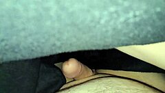 hey chubbykaot, you're in bed watching porn and masturbating that cock solo, showing off your curvy belly close up