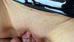 he secretly creampies her first load inside then rests and surprises with second load outside for impregnation