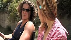 I got this milf Kat fucked hard outdoors with a shaved pussy pounding. Ended with a facial cumshot