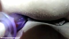 In this classic retro scene, Karina at 21 years old explores anal play with a huge butt plug. Lucas shares his wife in passionate assfucking fun.