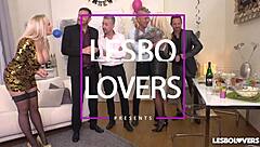 Hey, check out these curvy lesbo lovers Sophie Anderson and Angel Wicky stuffing their wet holes with big toys