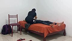 hey that capricious nurse heads over to her patient for treatment while groping those big juicy tits