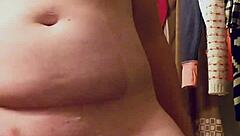 19yo Scarlet Dances Close Up For The Camera In Homemade Petite Redhead Style