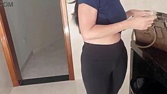 Got Home Horny From Housekeeper's Leggings And Offered Cash For Sex!