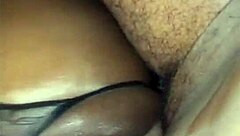 i oiled up my black ass and he stirred that big dick deep in my fat pussy